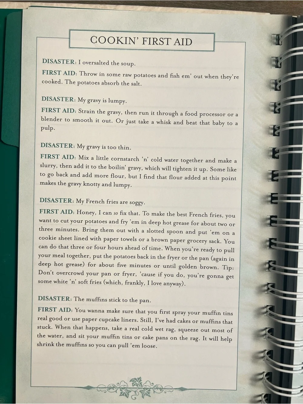 Paula Deen Kitchen Wisdom Recipe Journal